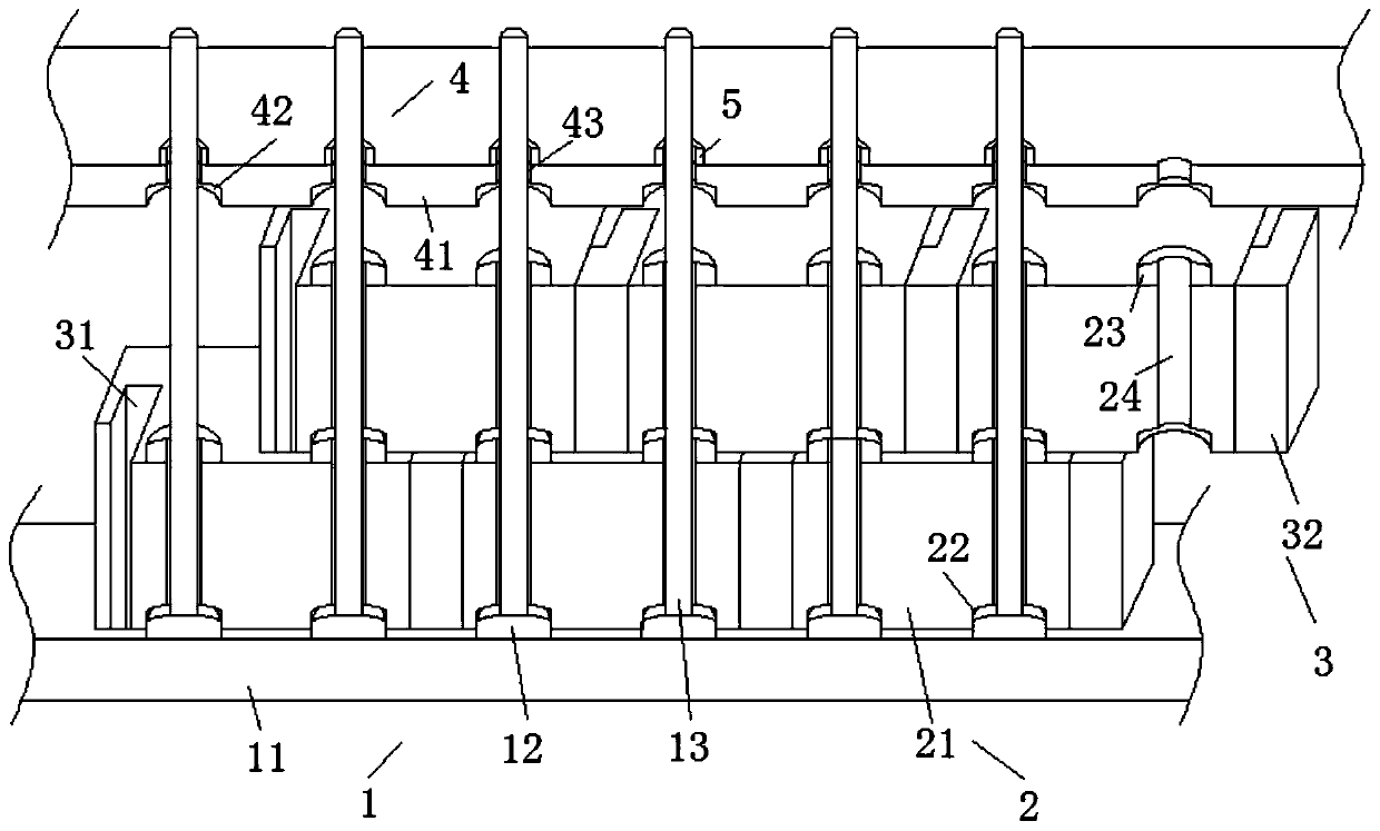 Fabricated wall building block and fabricated construction method of wall building block