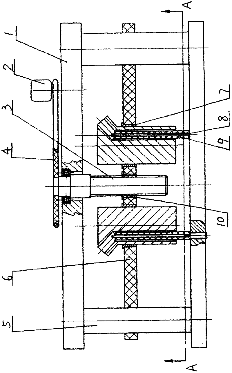 Pore burr removing device