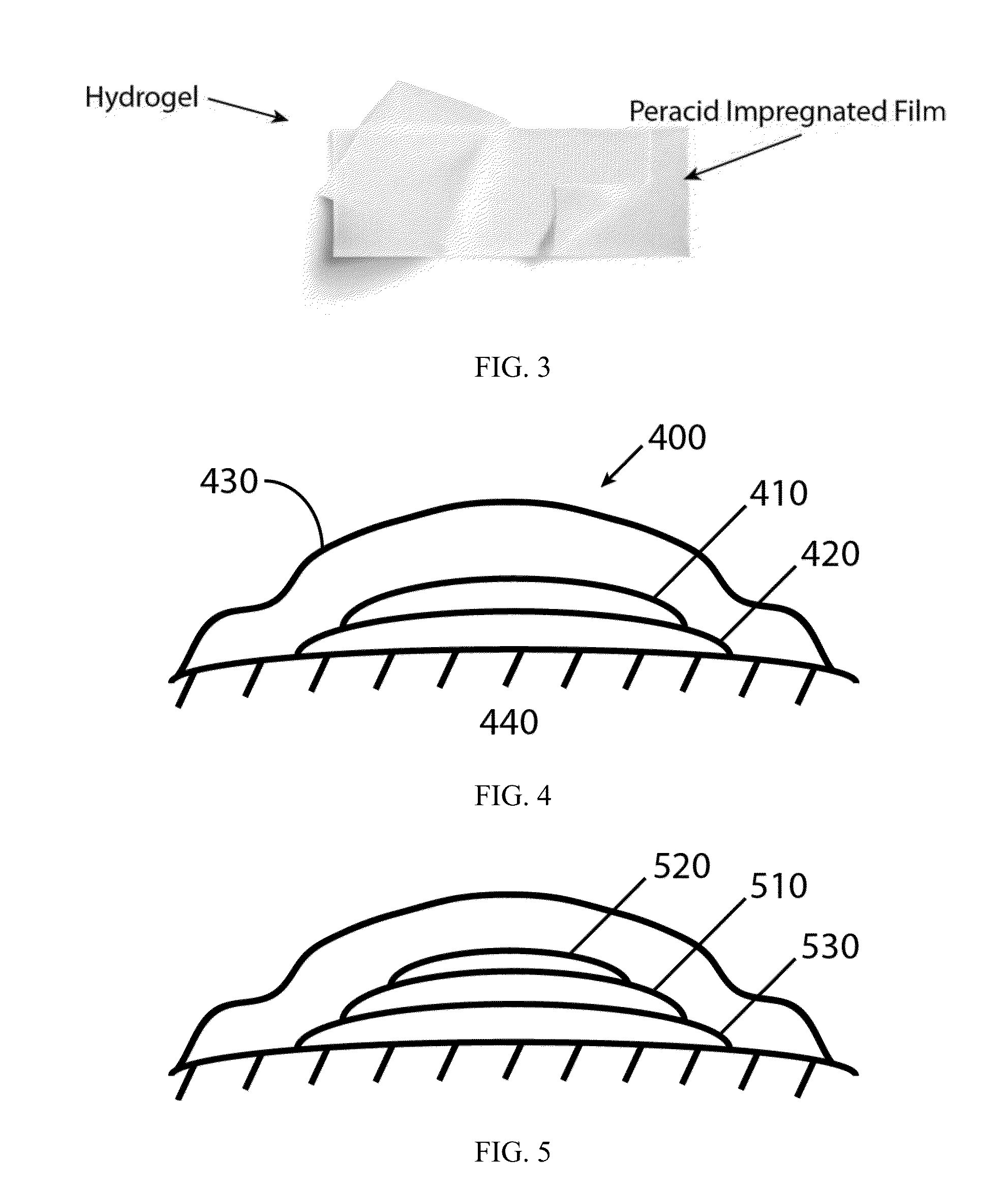 Wound Care Products with Peracid Compositions