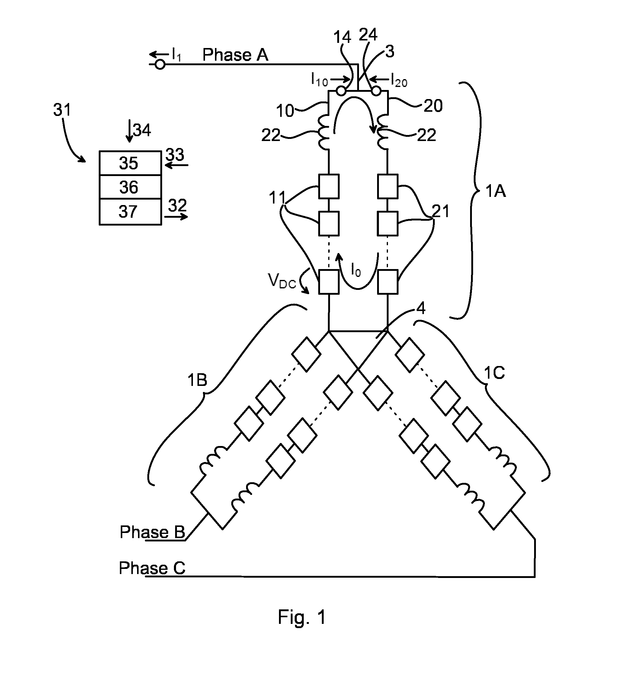 Multilevel Converter And A Method For Controlling Multilevel Converter Including Balancing Cell Voltages
