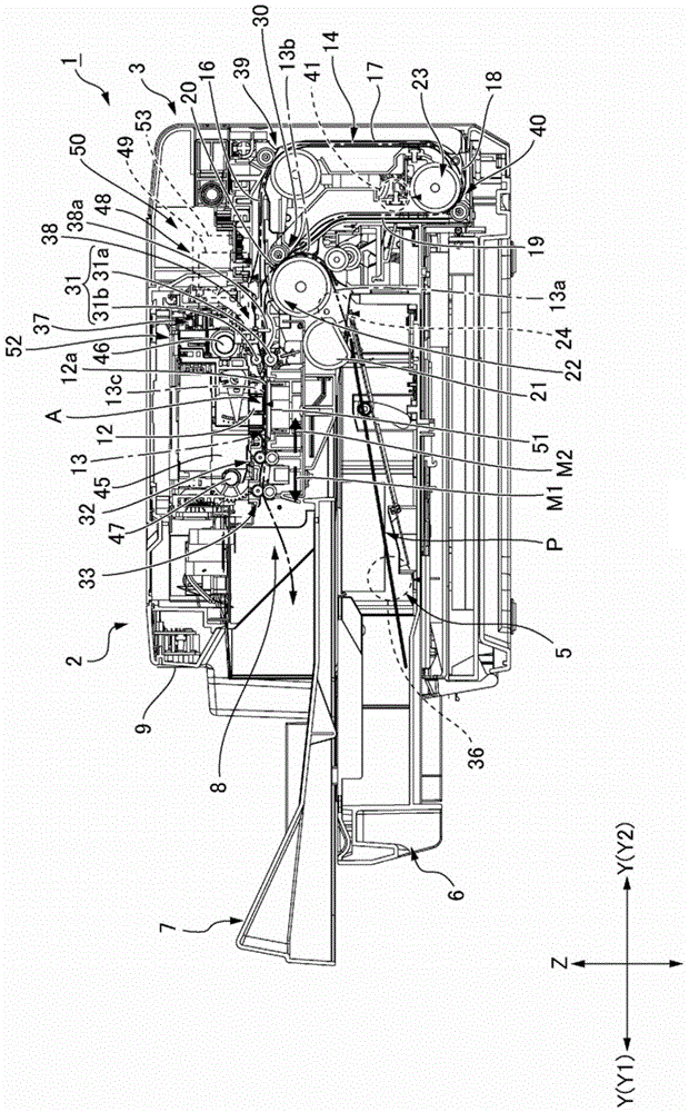 Control method of a serial printer, and serial printer