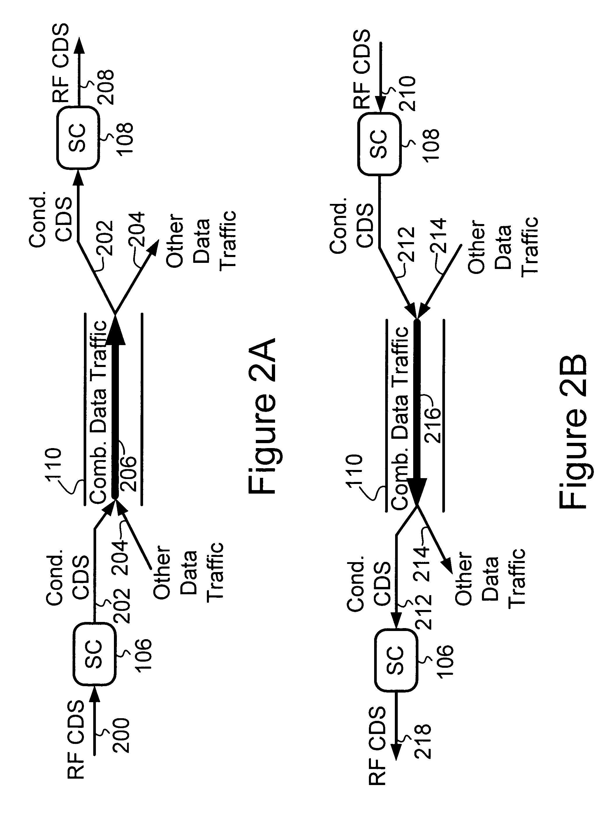 Signal conditioner and method for communicating over a shared transport medium a combined digital signal for wireless service