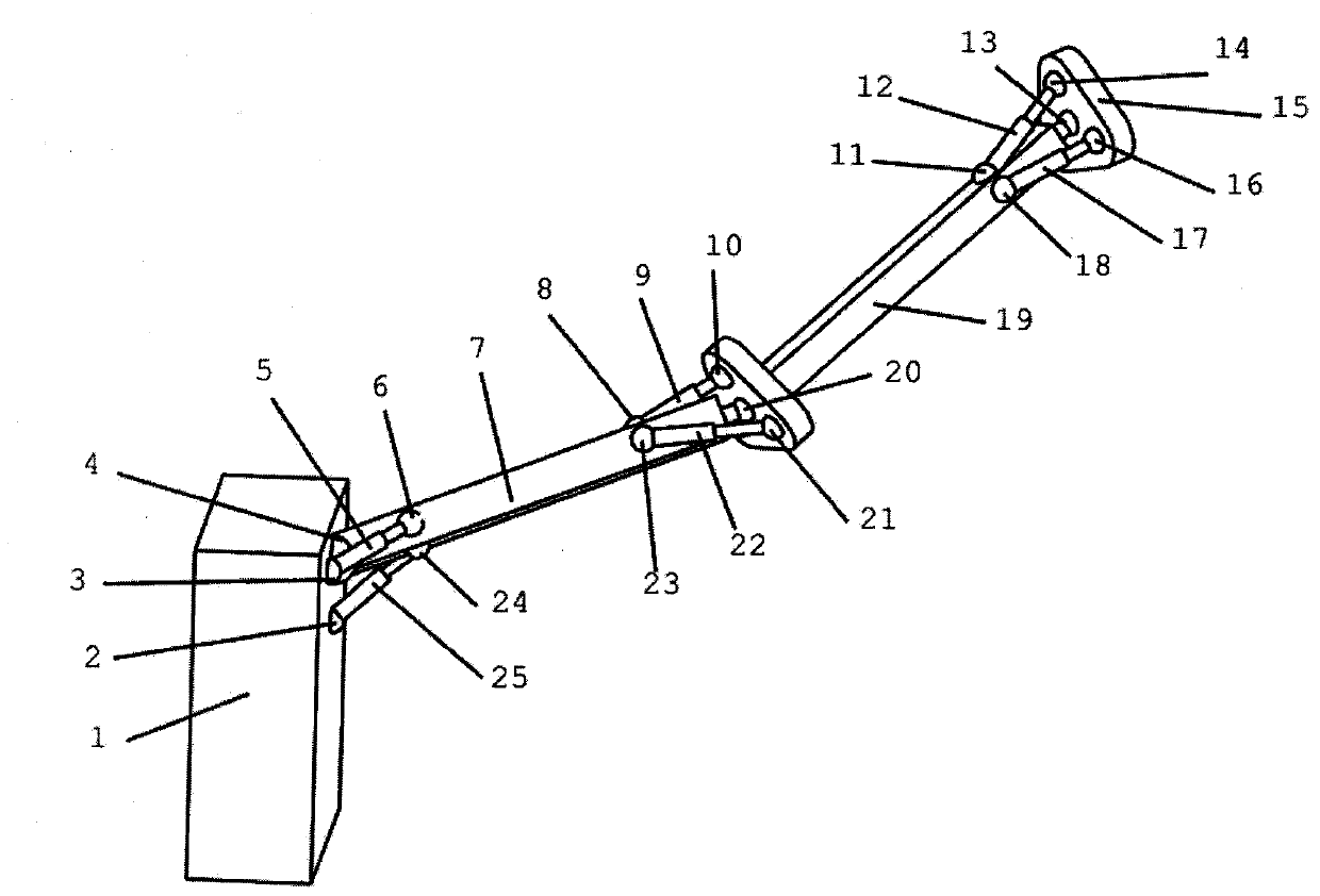 Nine-motion-degree robot mechanism