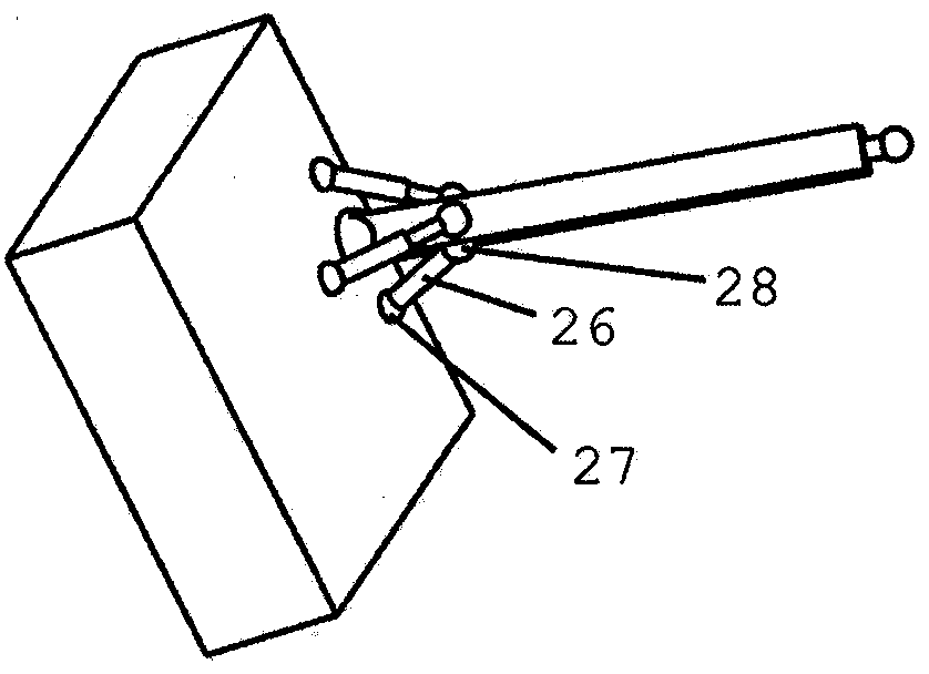 Nine-motion-degree robot mechanism