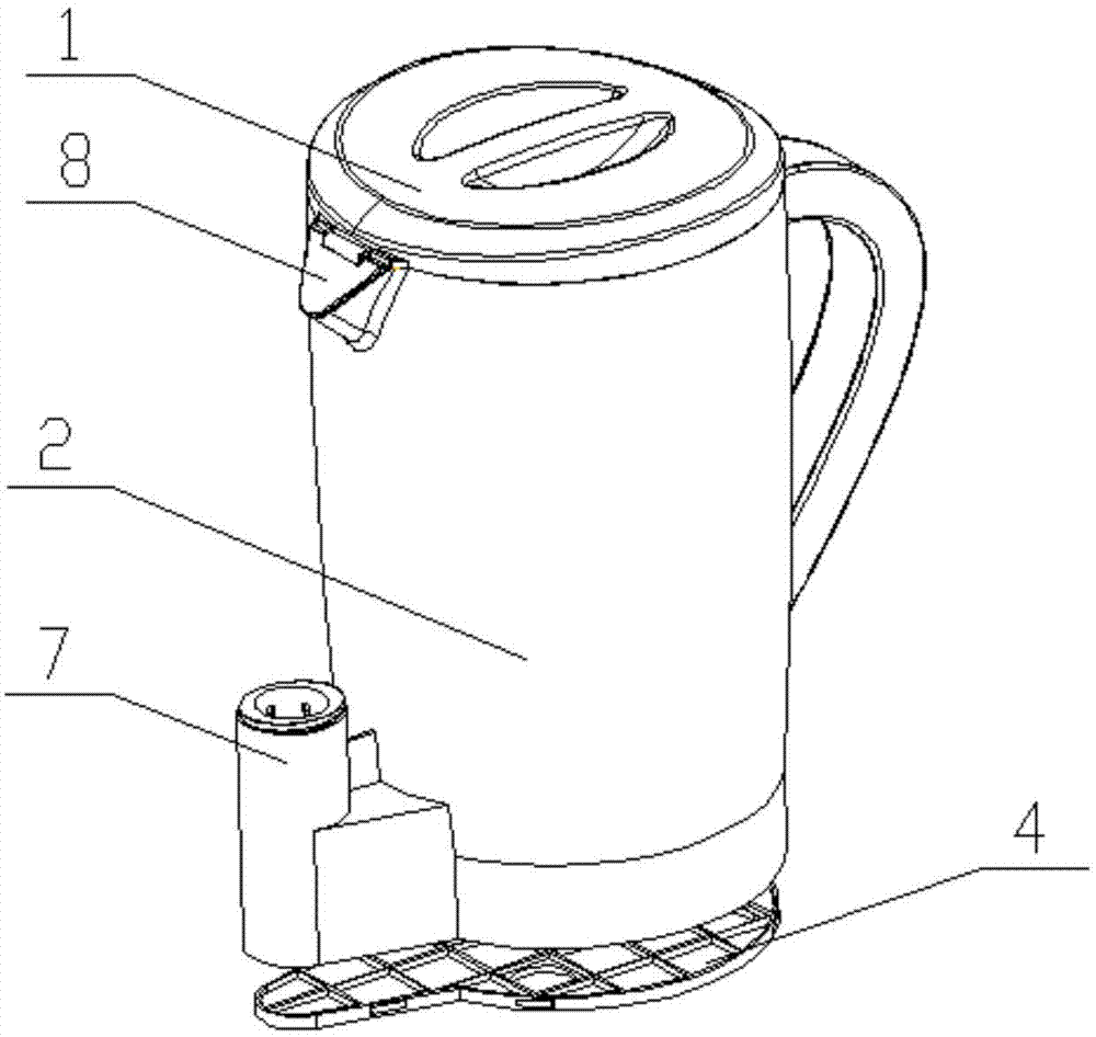 Movable water purifying cup for water tap