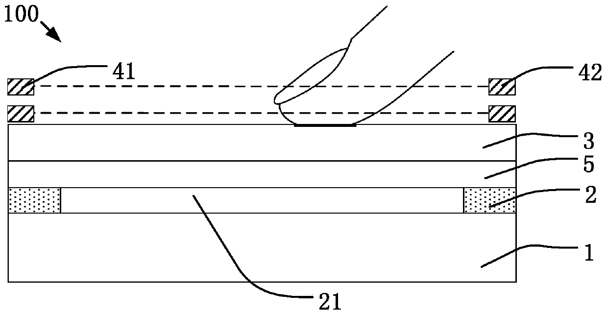 Infrared touch display device