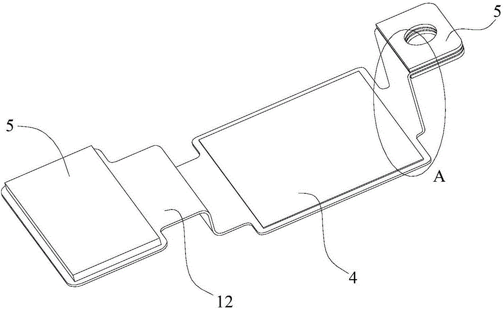 Flexible circuit board, circuit connection structure and mobile equipment
