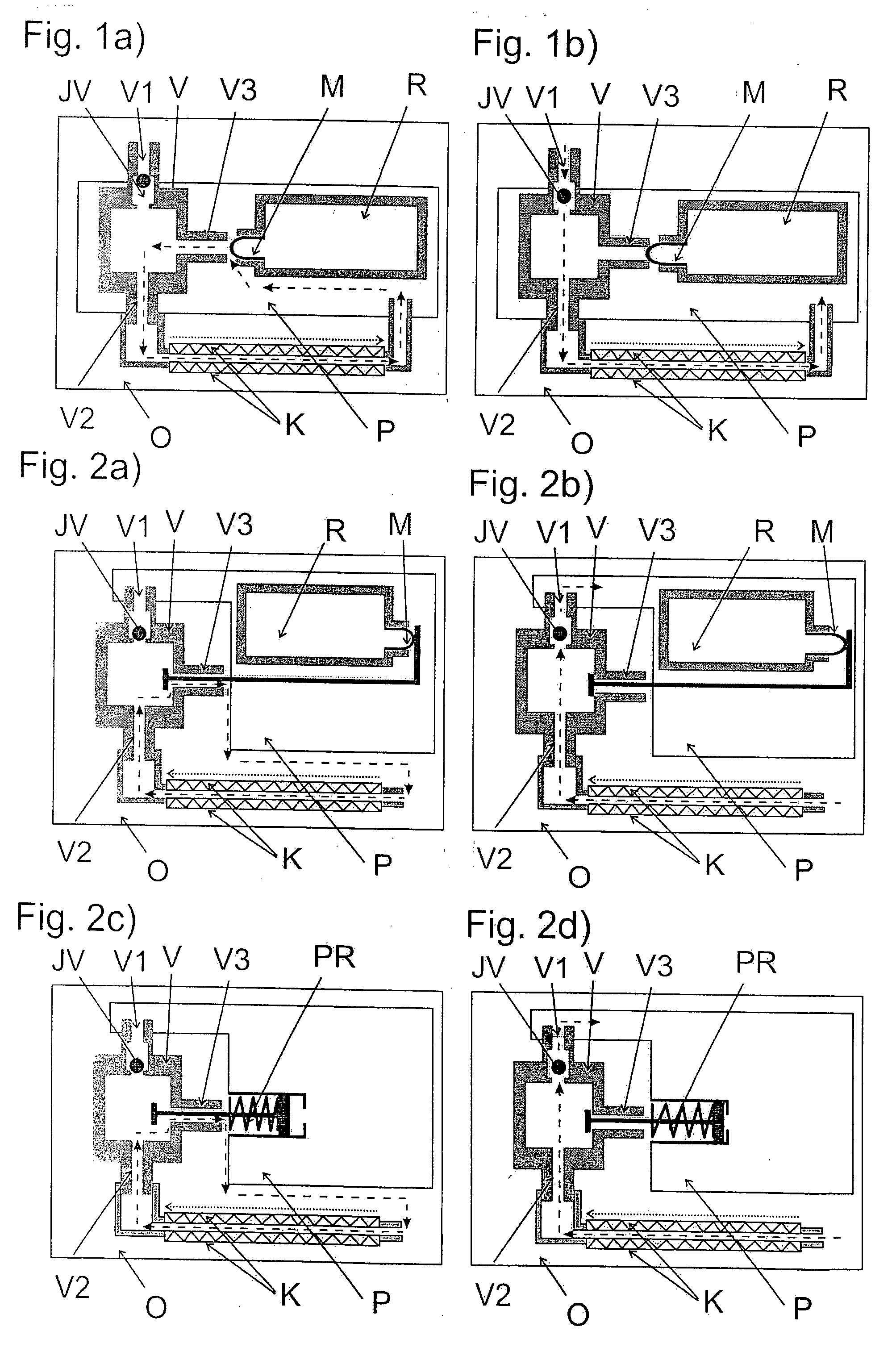 Device for adjustment of pressure in tires