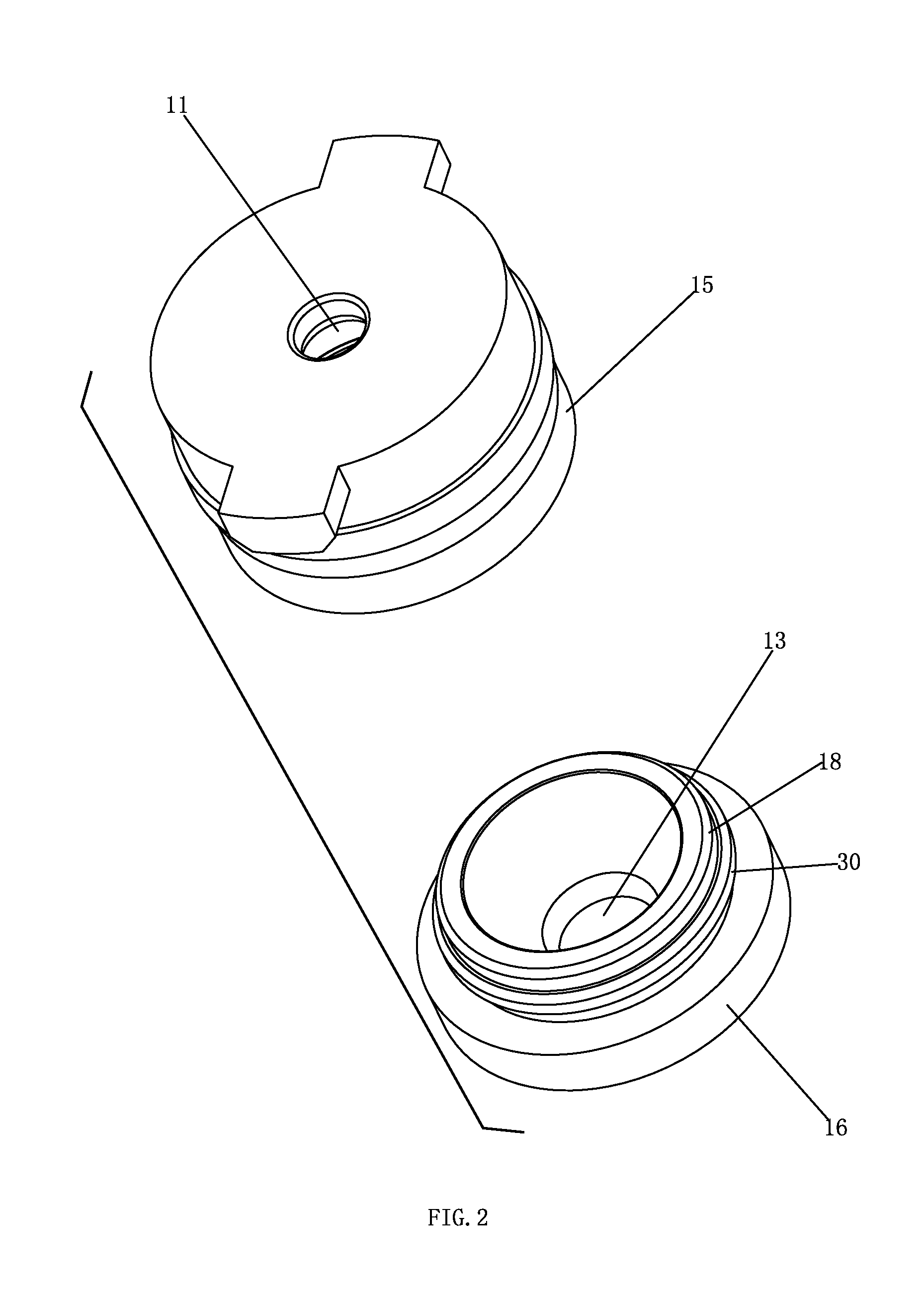 Showerhead with oscillating water