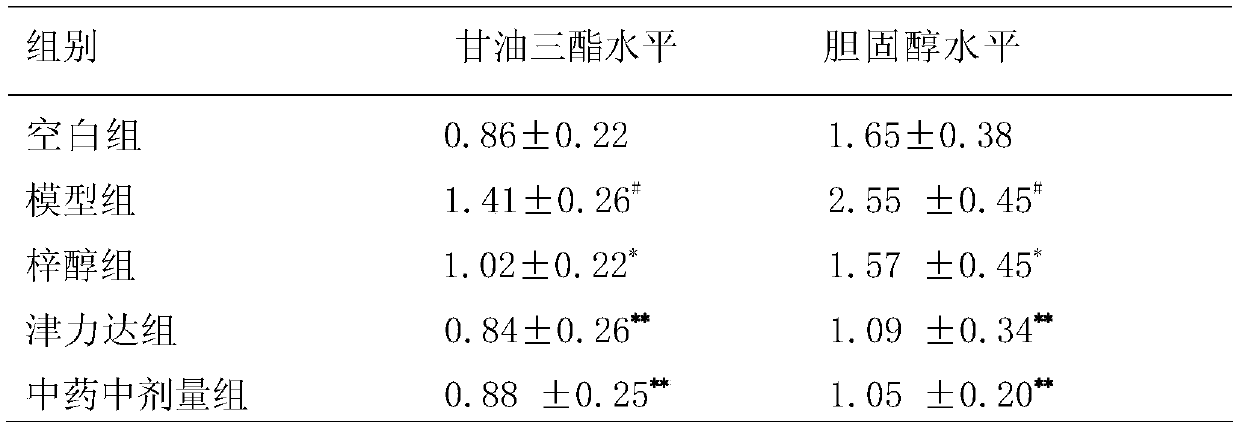A kind of hypoglycemic pharmaceutical composition and preparation method thereof