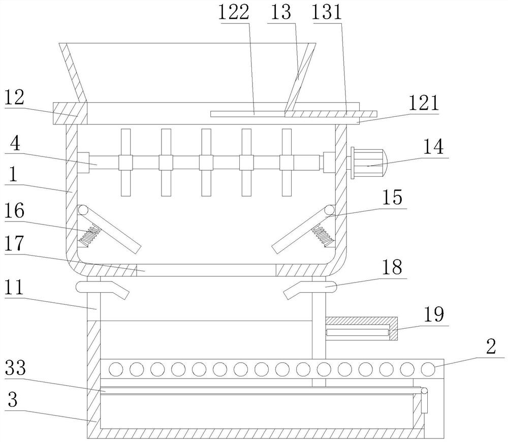 An integrated equipment for cleaning and cutting meat products