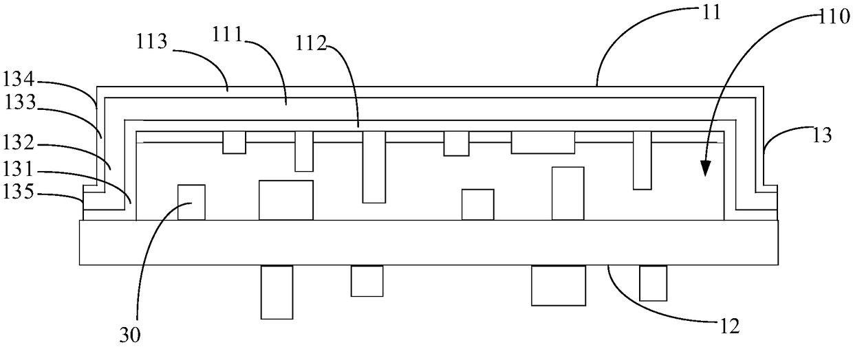Circuit board structure and electronic equipment