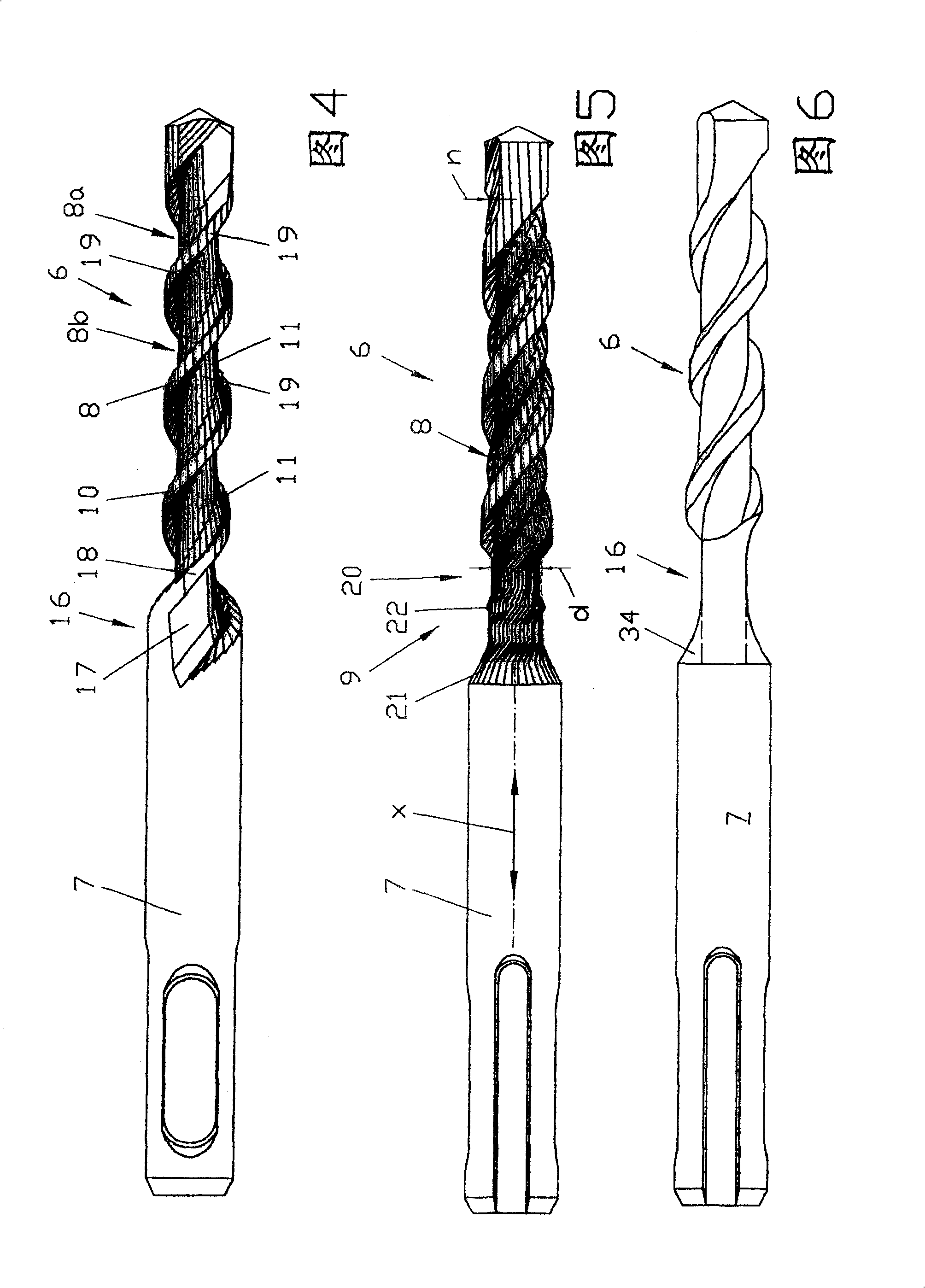 Method for producing tools especially arilling bit or milling cutter