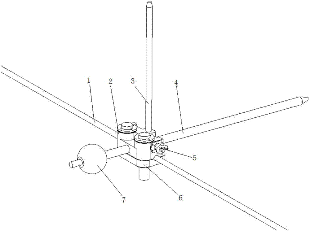 Shielding-proof lightning rod and method for overhead transmission line