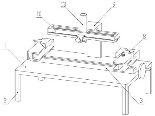 Multi-point automatic detection device for building materials