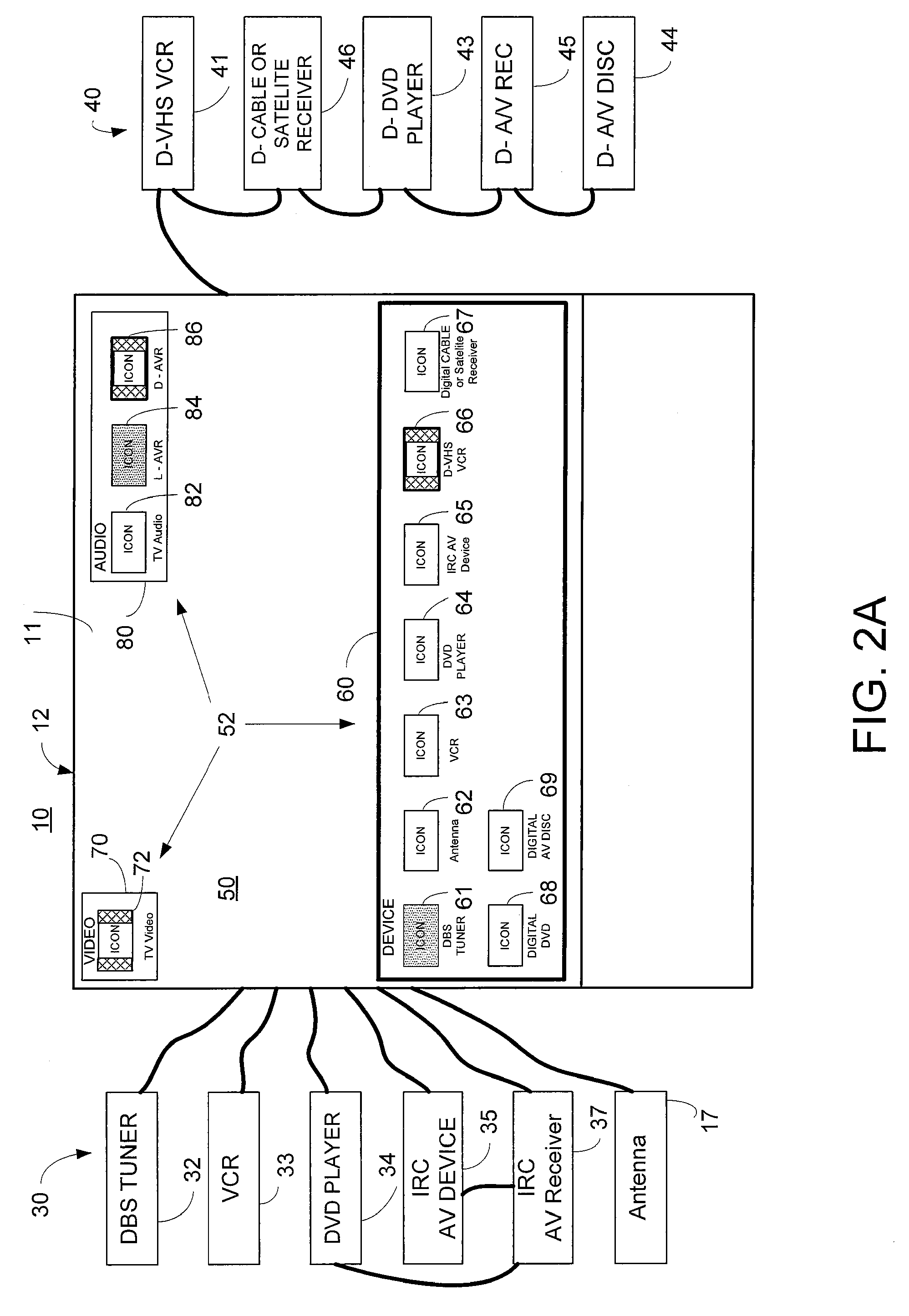 Control system and user interface for network of input devices