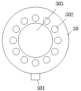 Cleaning device for anti-pollution flashover porcelain insulator of electrostatic dust collector