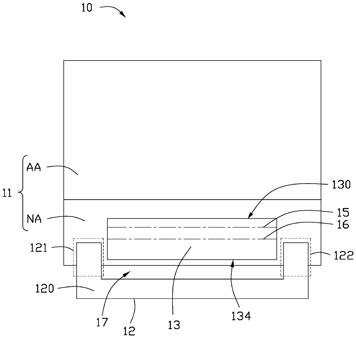 Display panel, driver and flexible circuit board