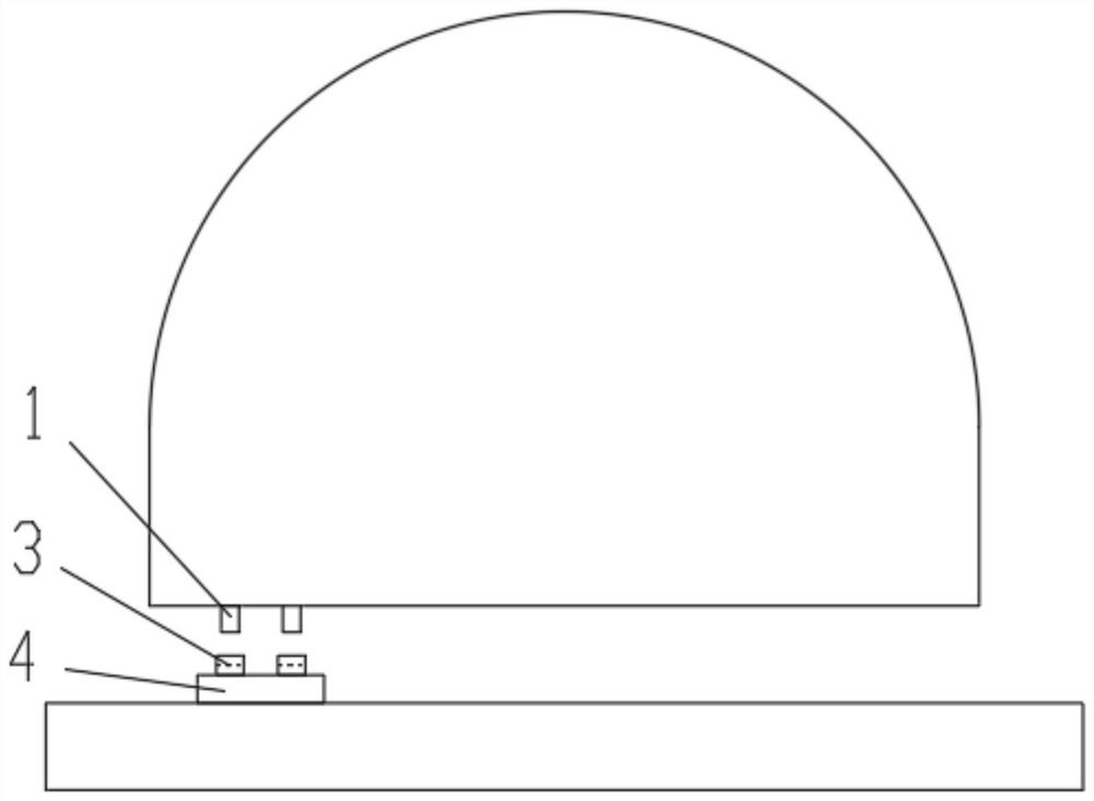 Speed measuring and positioning device for magnetic levitation vehicle and using method of speed measuring and positioning device