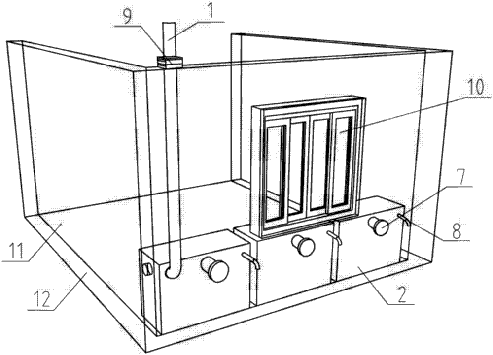 Novel radiator system based on burning cave component