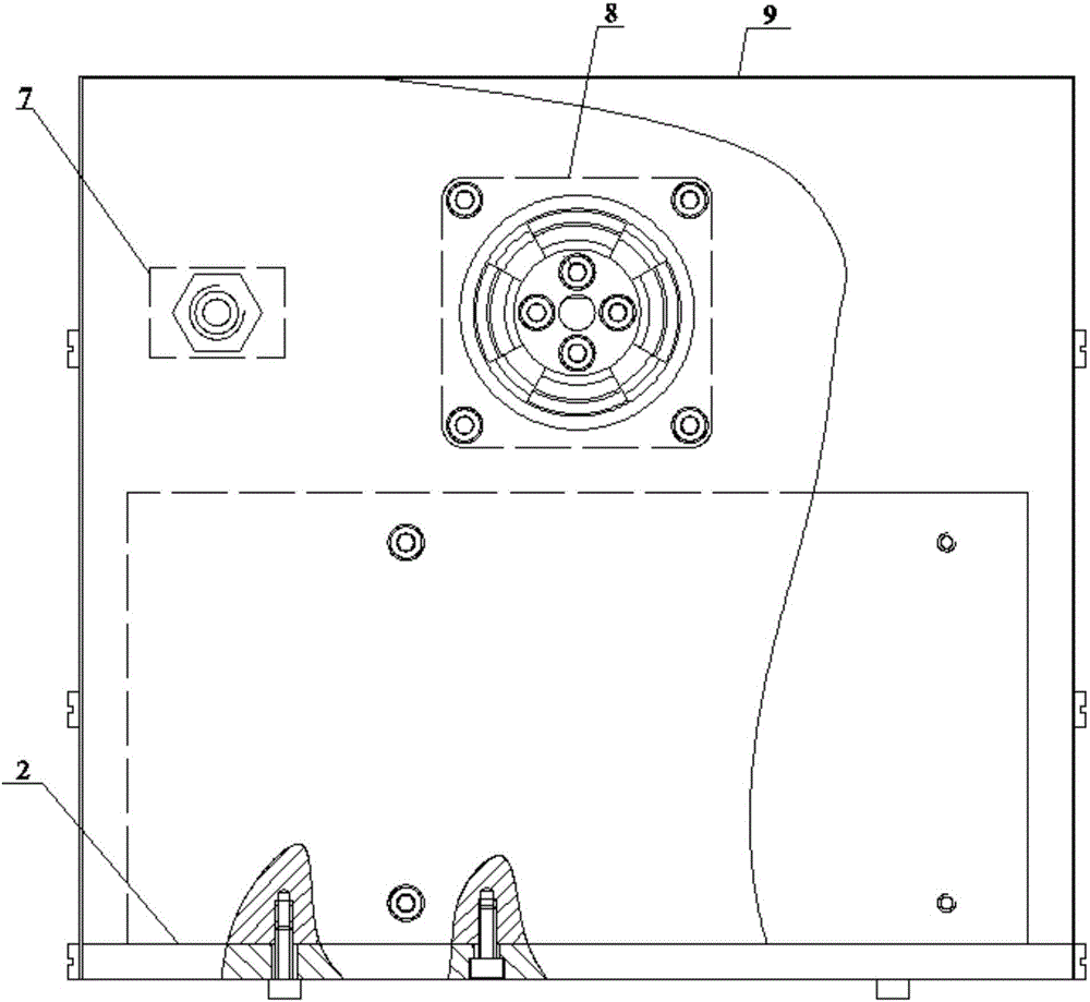 Automatic rotation fixing device and method for screw thread ring gauge