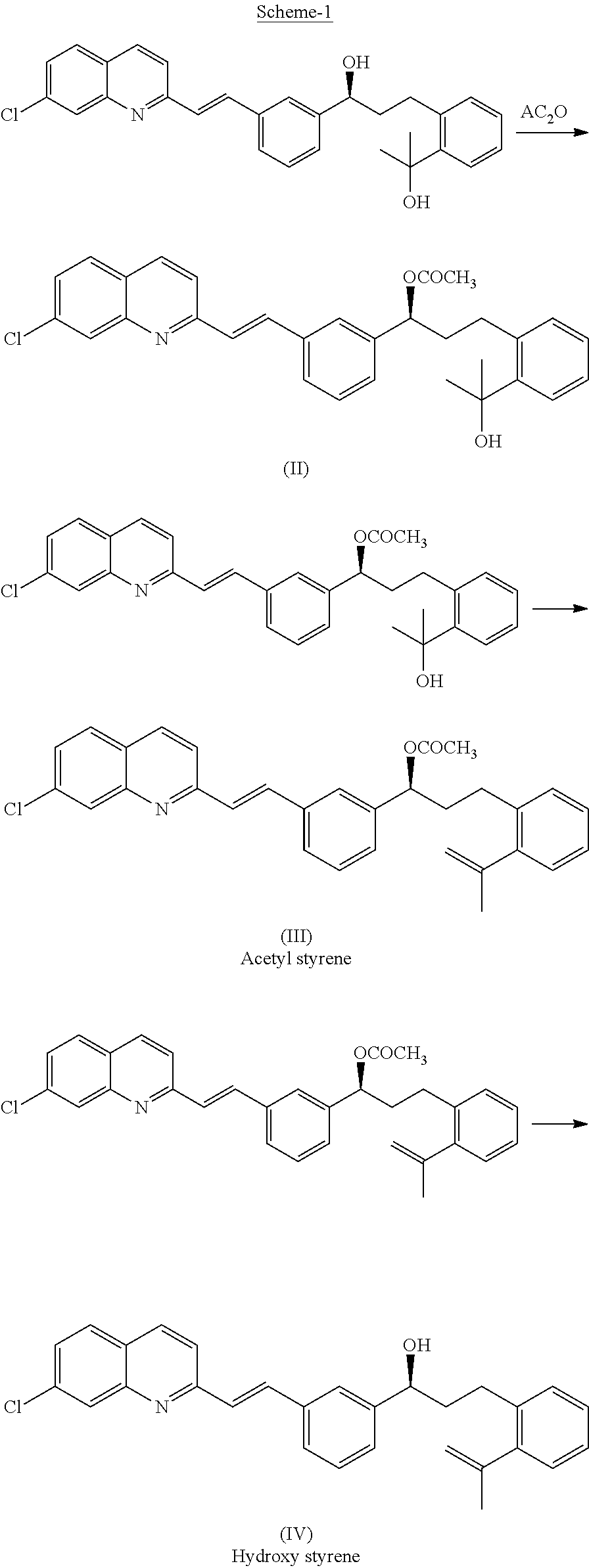 Process for preparing montelukast and salts thereof