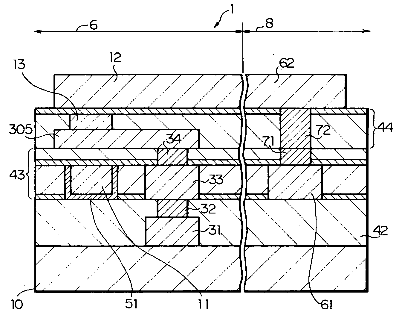 Magnetic memory apparatus and method of manufacturing magnetic memory apparatus