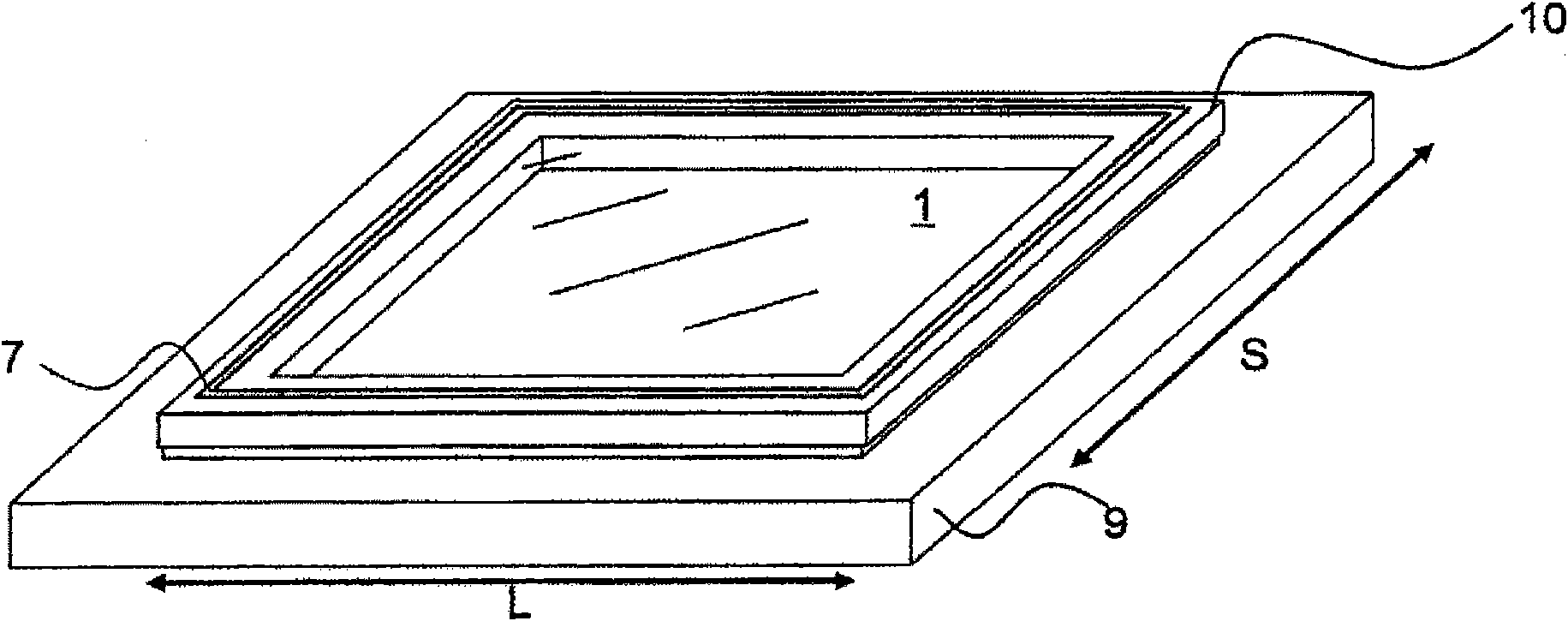 Frame of large pellicle and grasping method of frame
