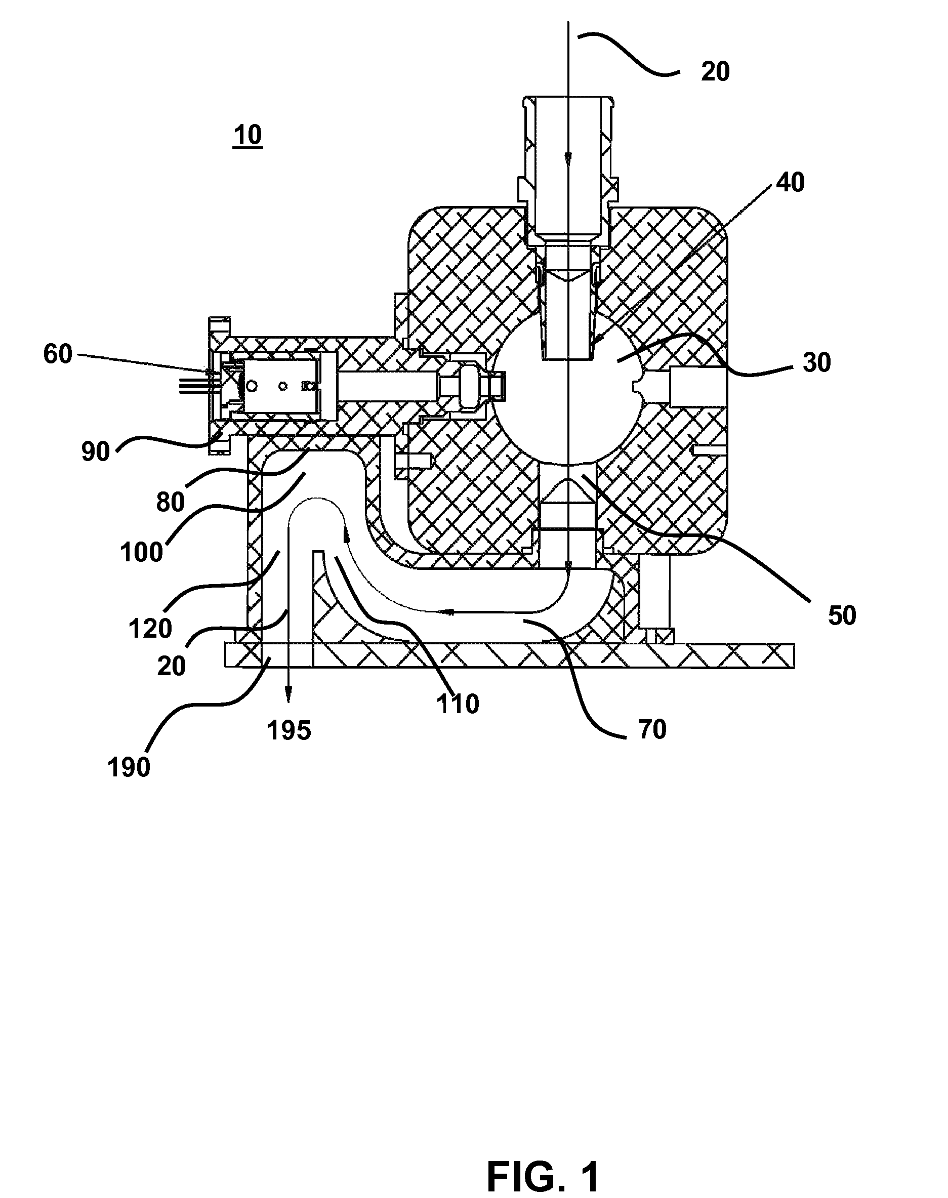 Optical particle sensor with exhaust-cooled optical source