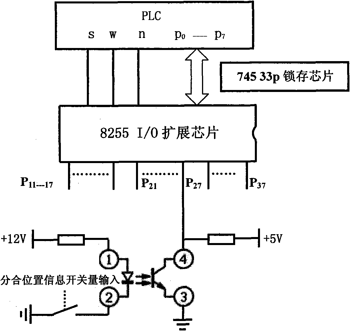 Low-voltage alternating current power supply programmable switching system of substation