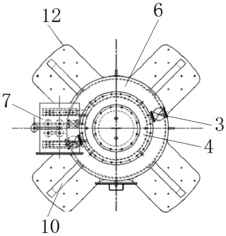 500kV high-voltage outgoing line test device