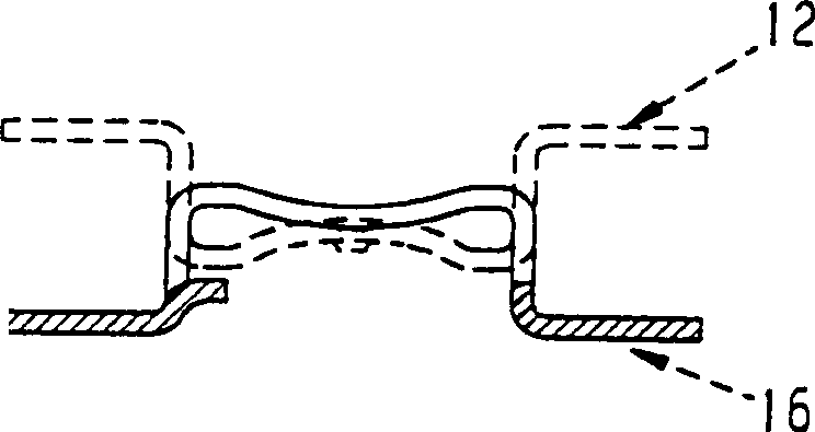 Fastening clamping assembly and connecting structure therewith