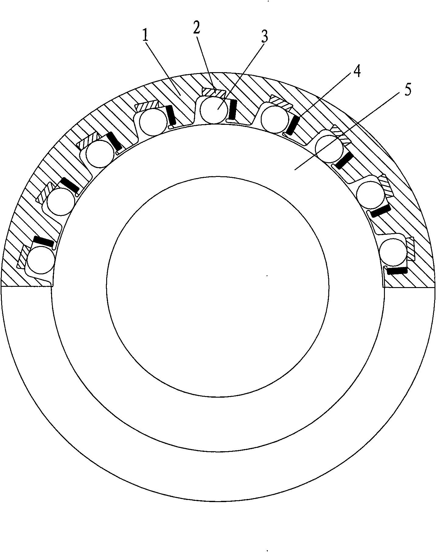 External star wheel type overrunning clutch