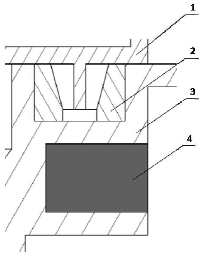 Extraterrestrial celestial body sample gunpowder heating and sealing structure