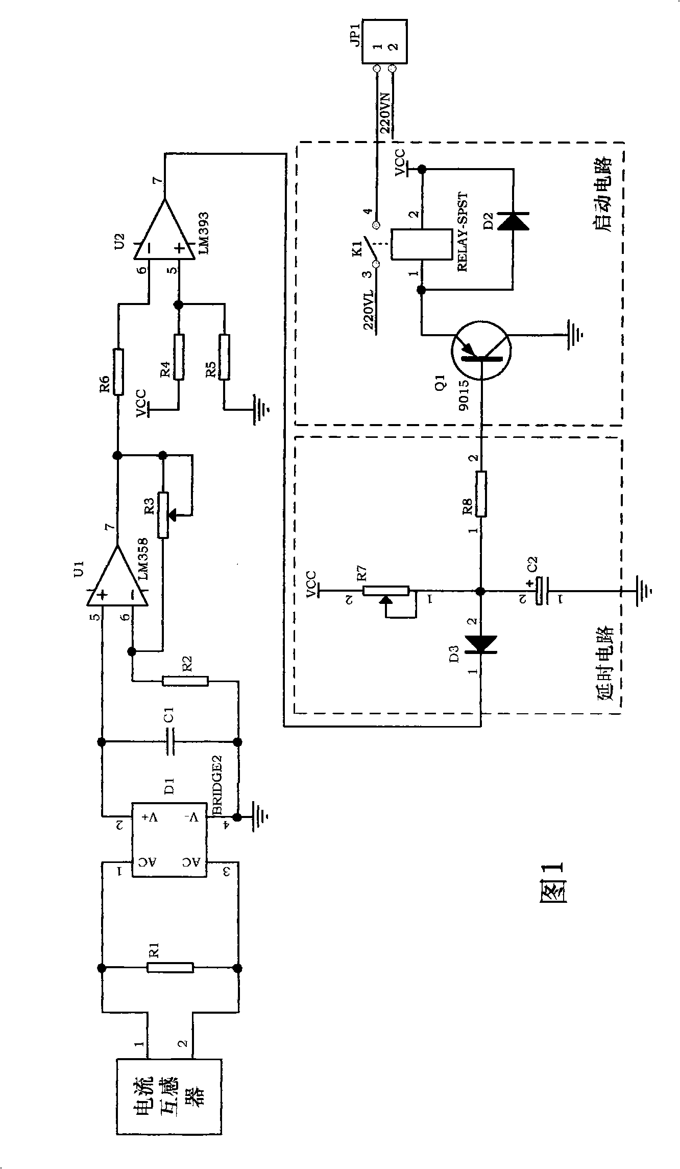 Automatic detection start device for starting fume cleaning system