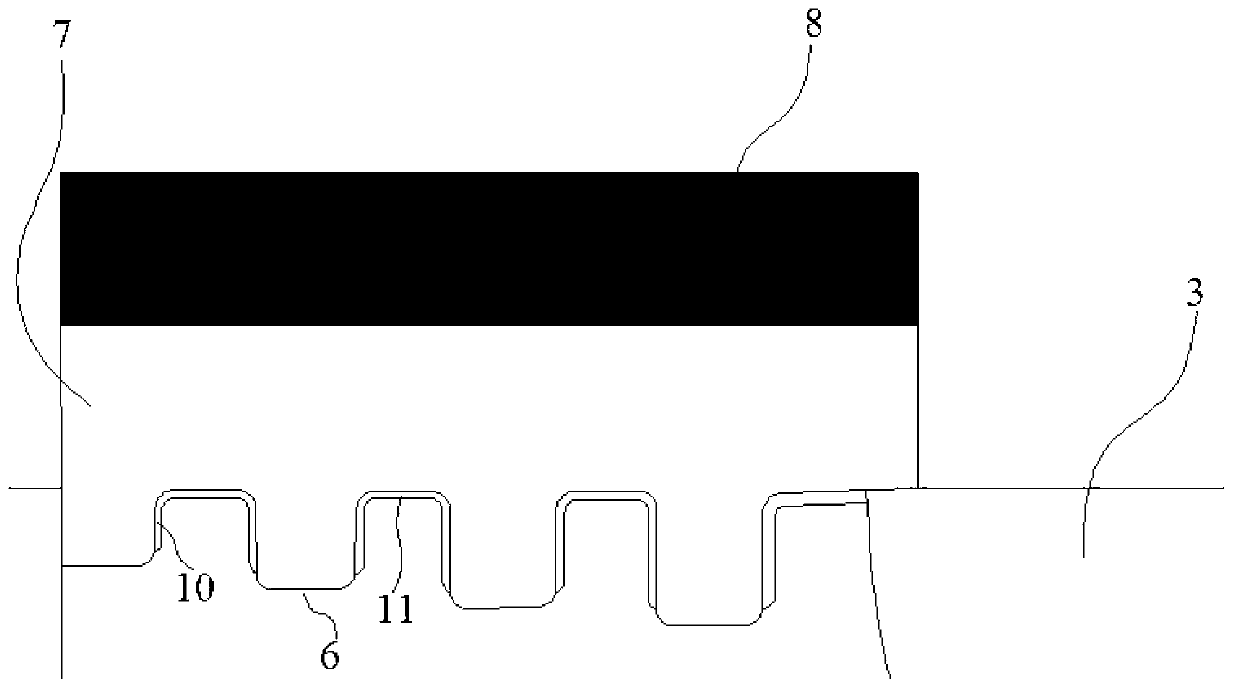 Planar power metal oxide semiconductor (MOS) device