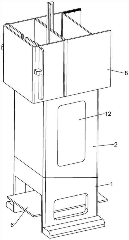 Rapid concentration device for marine biological polypeptide extracting solution