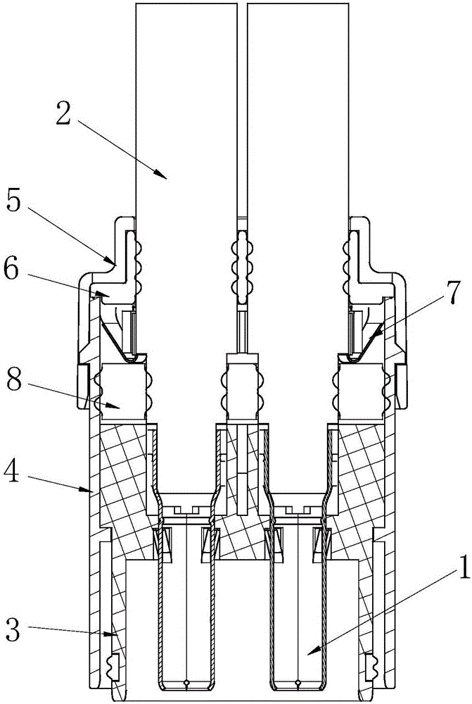High-voltage and large-current plug and high-voltage and large-current connector