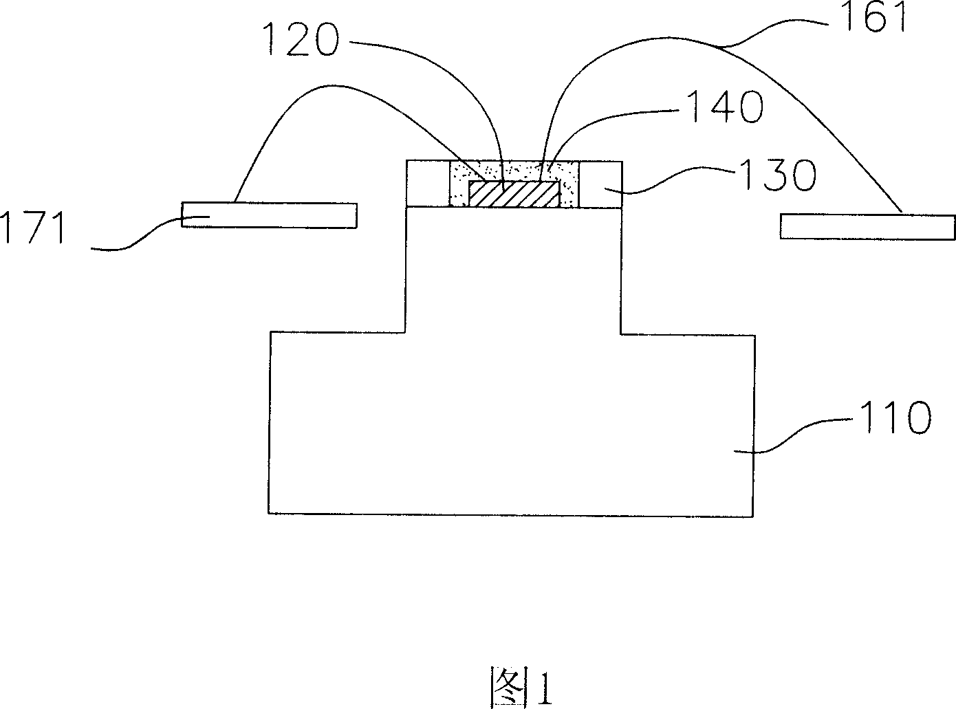 Light emitted semiconductor assembly package structure and producing method thereof