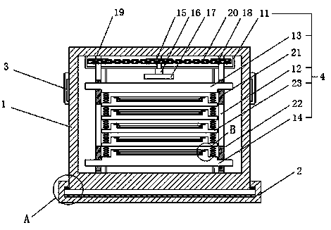 A power supply company cafeteria dining box body delivery box