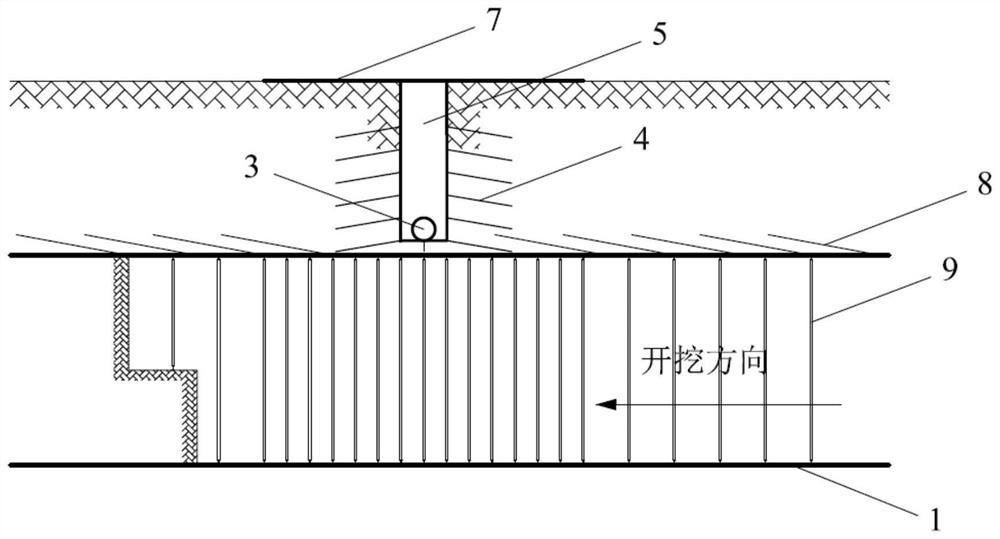 Reinforcing method for underneath passing of existing pipeline in ultra-shallow-buried underground excavated tunnel by utilizing municipal well