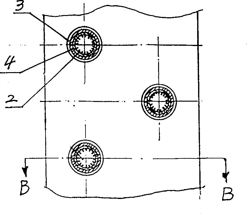 Evaporating heat exchanger with moistened surface