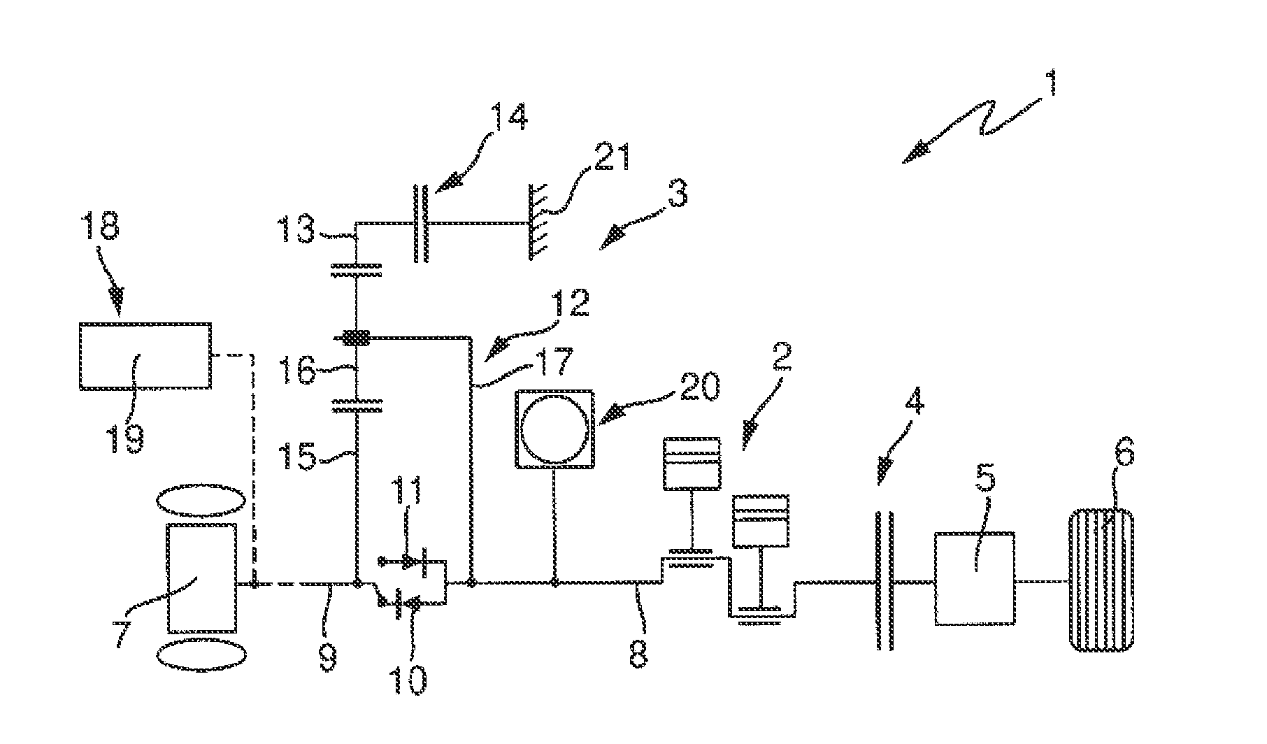 Method for controlling a shiftable planetary gear set in a belt pulley plane of a drivetrain