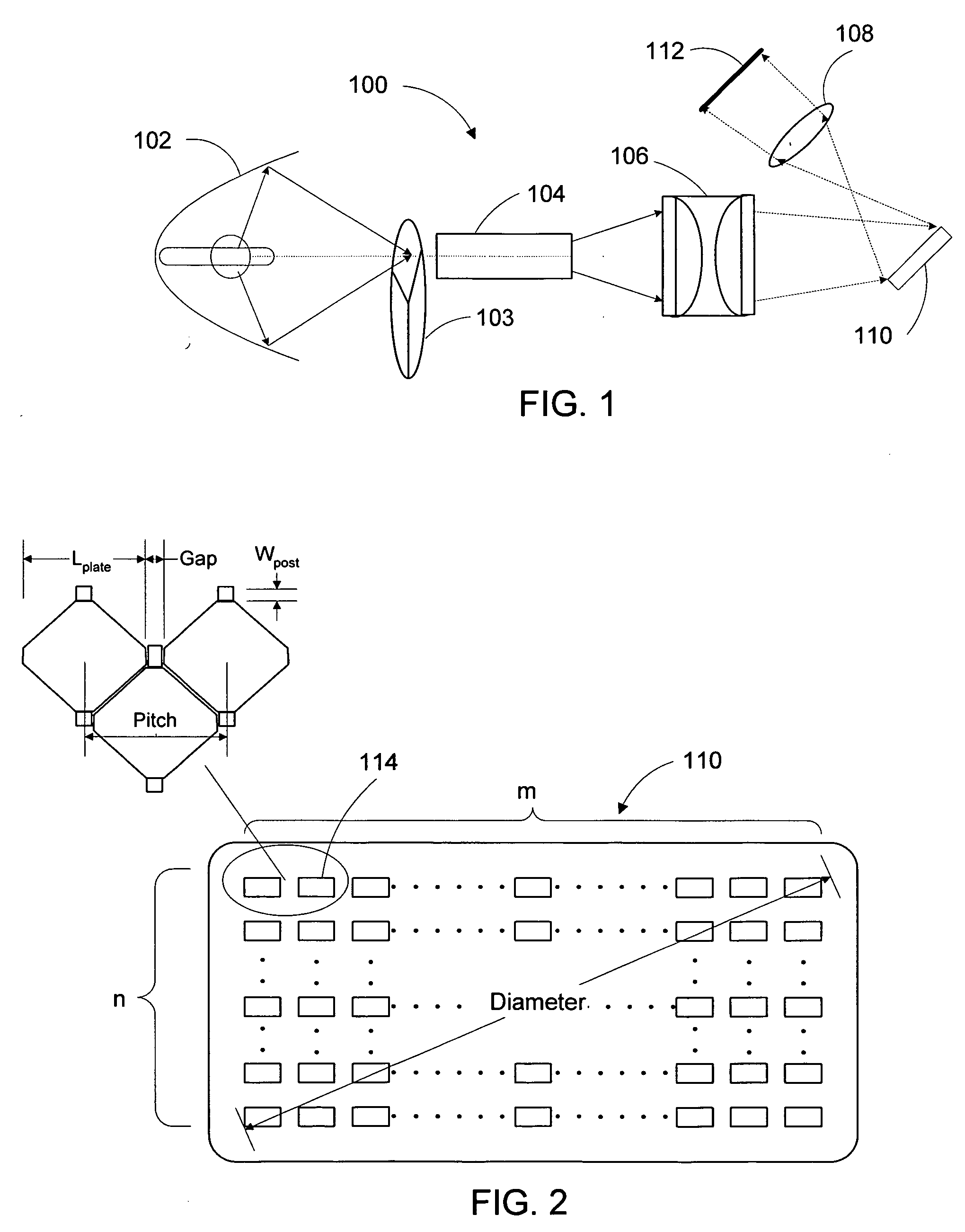 Micromirror having reduced space between hinge and mirror plate of the micromirror