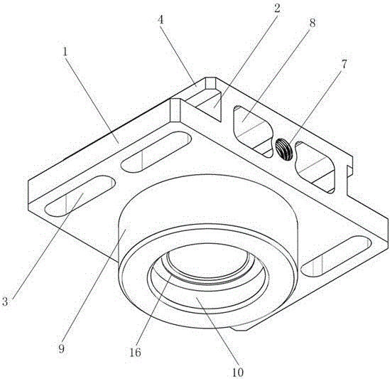Self-tension Synchronous Whell Shaft Single-side-fixing Device