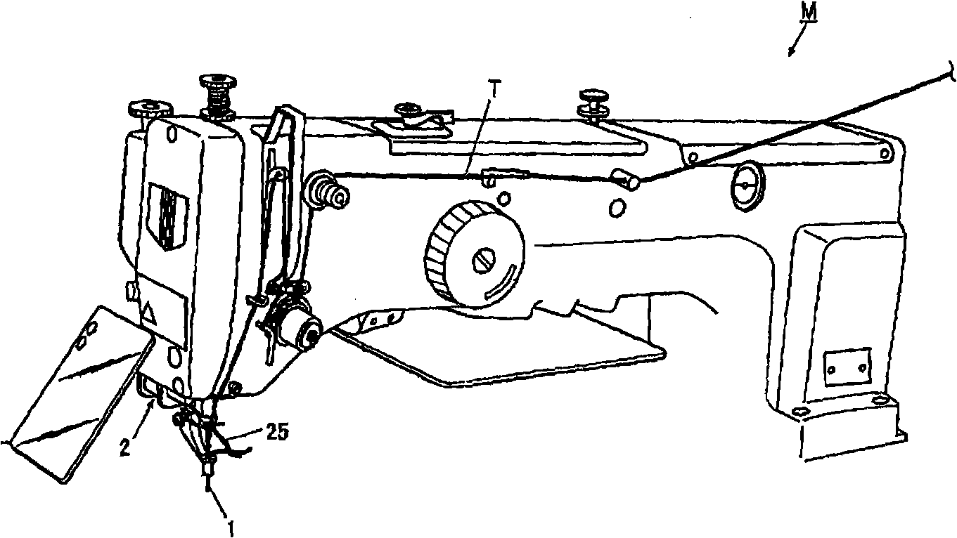 Rotating thread-moving device of sewing machine