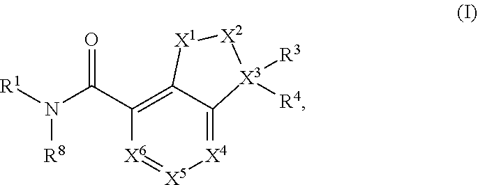 Substituted dihydroindene-4-carboxamides and analogs thereof, and methods using same