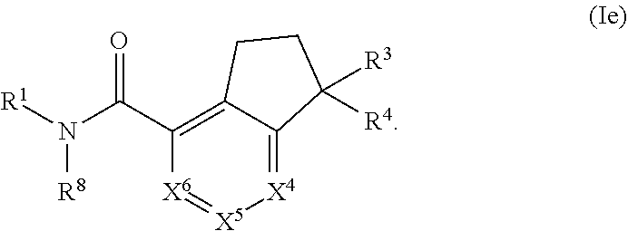 Substituted dihydroindene-4-carboxamides and analogs thereof, and methods using same