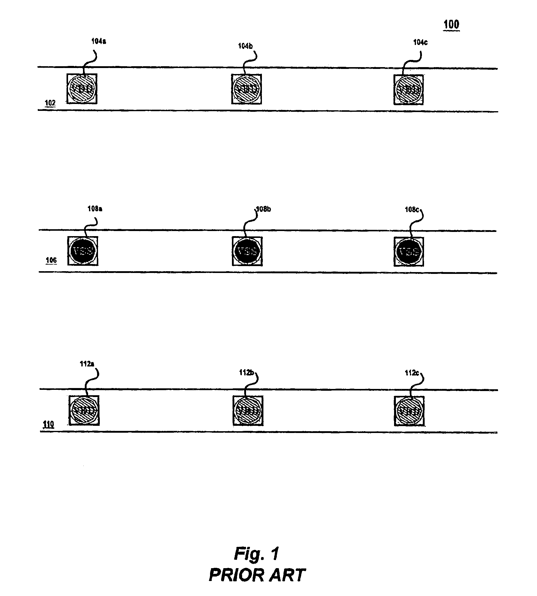 Power grid and bump pattern with reduced inductance and resistance