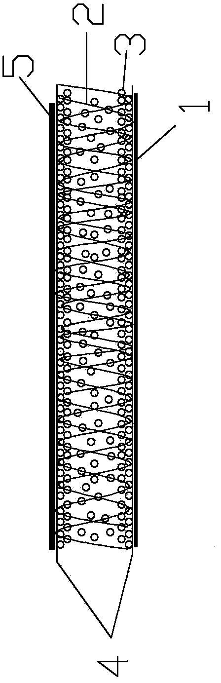 Absorption product with core of double-layer structure and manufacturing method of absorption product
